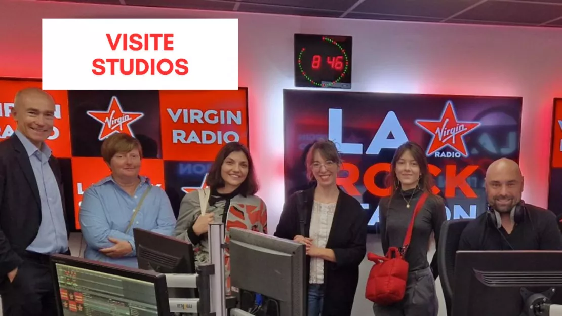 Visite de nos studios avec le Club de la presse de Lyon